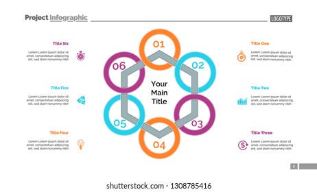 Hexagon diagram. Process chart, cycle graph, layout. Creative concept for infographics, presentation, project, report. Can be used for topics like business, workflow, management.
