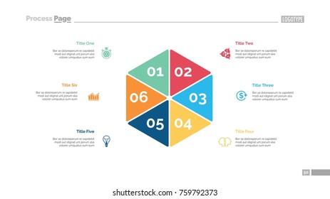 Hexagon Diagram Slide Template