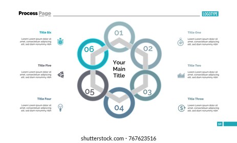 Hexagon Diagram Slide Template Stock Vector (Royalty Free) 767623516 ...