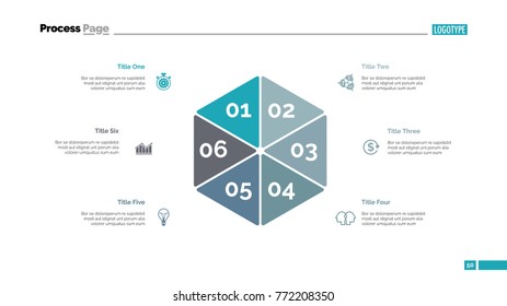 Hexagon Diagram Slide Template