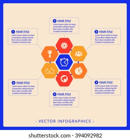 Hexagon Diagram Template