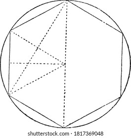 Hexagón, del Diccionario de Palabra y Cosas, 1888.