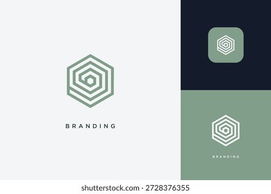 Logo der digitalen Multimedia-Marke Hexagon	
