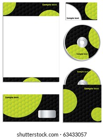 Hexagon dots business set