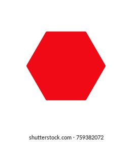 hexagon double color