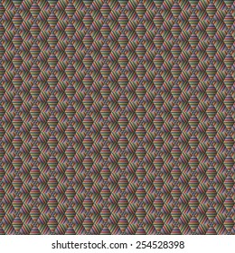 Hexagon flower background - cold color design