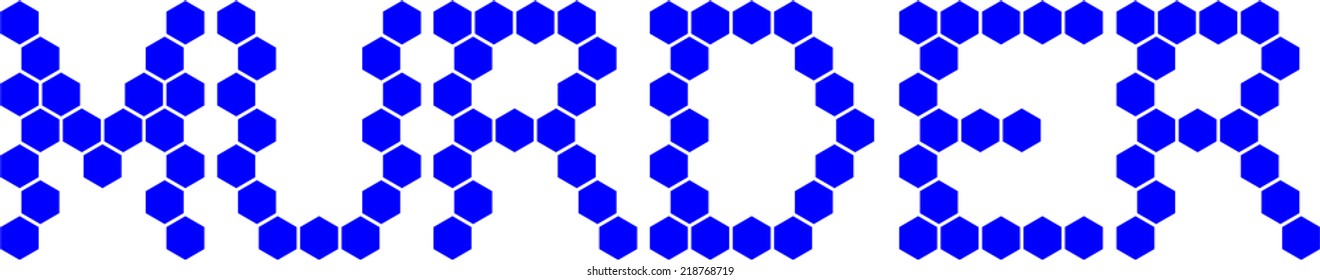 hexagon font 