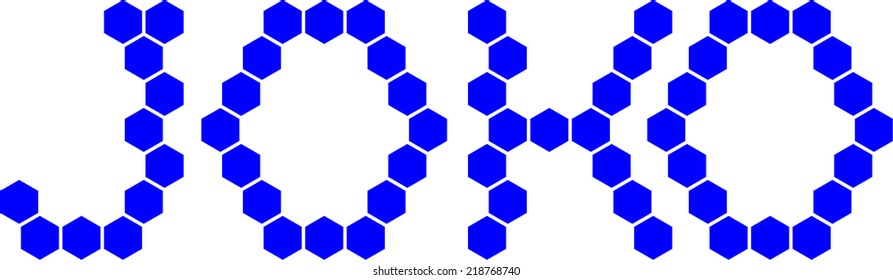 hexagon font