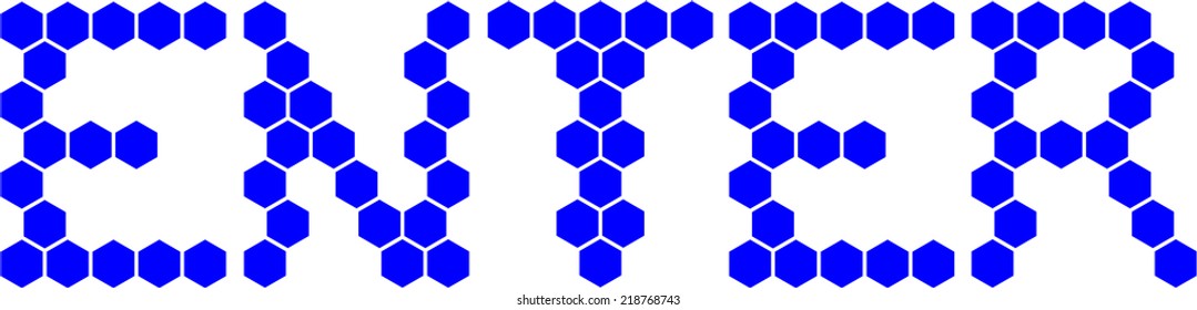 hexagon font