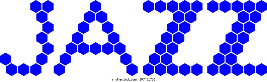 Hexagon Font, JAZZ
