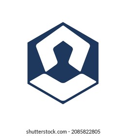 Hexagon in the form of a magnet to connect each other