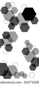 Hexagon futuristic pattern background celebration season holiday wrapping paper , greeting card for decorate premium product