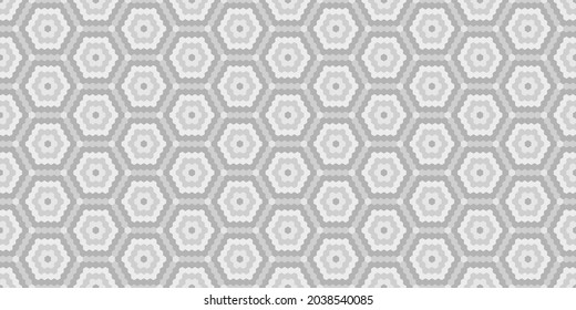 Hexagon.  Geometric  background. Seamless pattern.Vector.