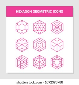 Hexagon Geometric Icon