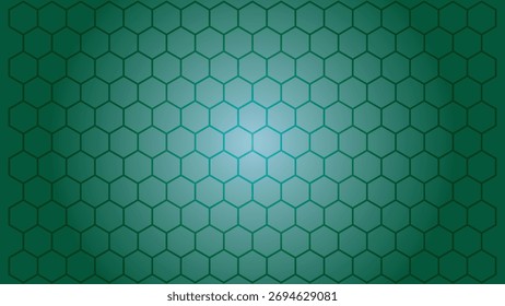 Design de fundo e gradiente de cor da ilustração geométrica hexágono.