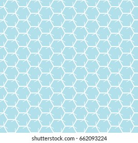 hexagon geometric line grid pattern vector background