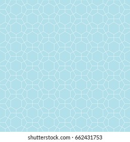 hexagon geometric line grid pattern vector background