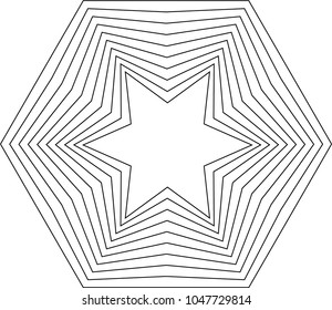 Hexagon Geometric Pattern
