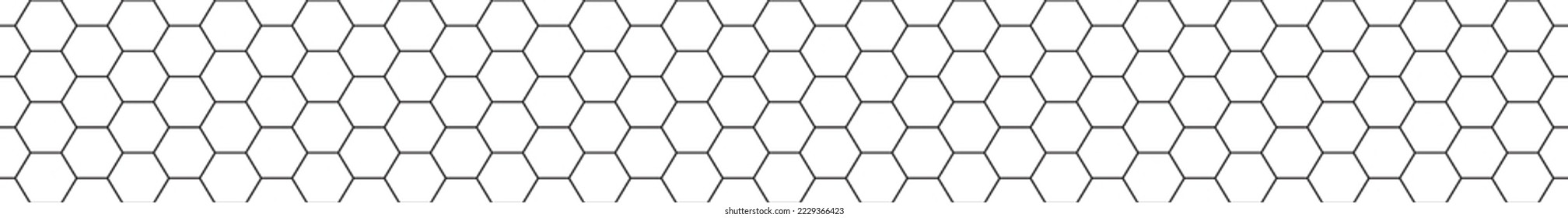 hexagon geometric pattern. seamless hex background. abstract honeycomb cell. vector illustration. design for the background display, flyers, ad honey, fabric, clothes, texture, textile pattern