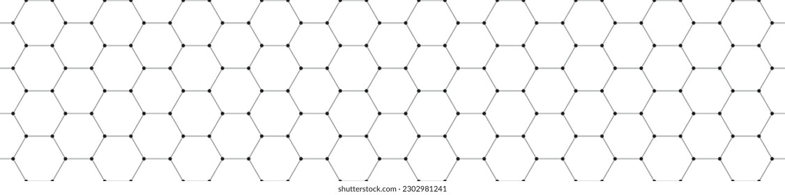 hexagon geometric pattern. seamless hex background. abstract honeycomb cell. vector illustration. design for the background display, flyers, ad honey, fabric, clothes, texture, textile pattern