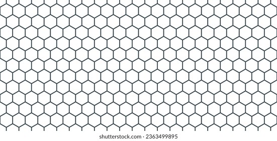 hexagon geometric pattern. seamless hex background. abstract honeycomb cell. vector illustration. design for the background display, flyers, ad honey, fabric, clothes, texture, textile pattern