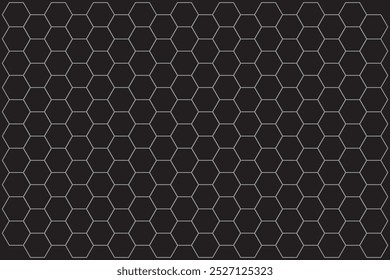 hexagon geometric pattern. seamless hex background. abstract honeycomb cell. vector illustration. design for the background display, flyers, ad honey, fabric, clothes, texture, textile pattern