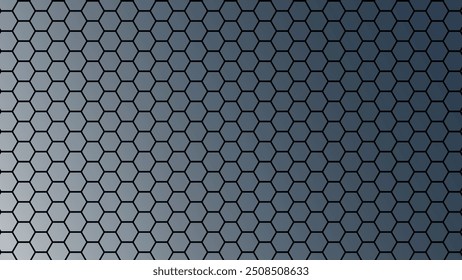 Hexagon geometric pattern wallpaper or background. Seamless hex background. Abstract honeycomb cell. Design for the background flyers, fabric, clothes, texture, textile pattern
