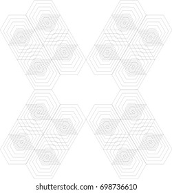 Hexagon Geometric Patterns
