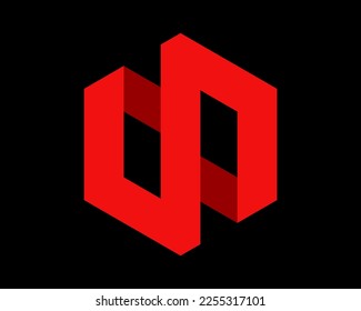 Hexagon Geometric Polygon Line Loop Infinity Infinite Mobius Simple Modern Icon Vector Logo Design