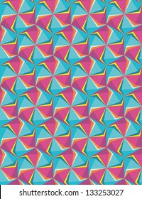 hexagon geometric seamless background.  Retro hipster blue violet color backgrounds. greeting card