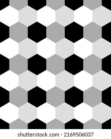Patrón geométrico de Hexagon sin soldadura. Sencillo fondo geográfico. Moderna y minimalista moderna. Impresión vectorial contemporánea para tejidos, embalajes, artículos de papelería, papel pintado y textiles.