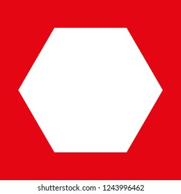 Hexagon geometric shape