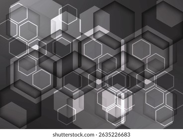 Hexagon geometric technology abstract background. Graphic for signal connection online and futuristic internet concept. 