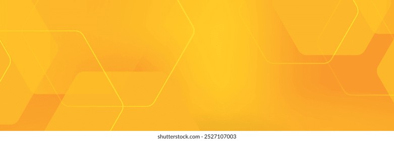 Fondo de patrón de color degradado blanco amarillo geométrico hexagonal. Tecnología de Diseño gráfico Abstractas.