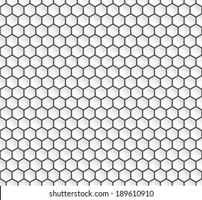 Hexagon geometry, abstract background, seamless vector.