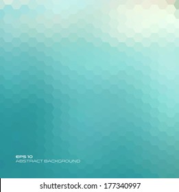 Hexagon geometry. Summer abstract background. Vector design.