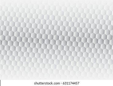 Hexagon gray abstract background vector