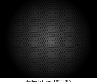 Hexagon grey pattern background