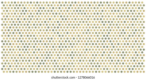 Hexagon grid background texture pattern colorful . Honeycomb vector background. Isometric geometry. Aspect Ratio 2:1