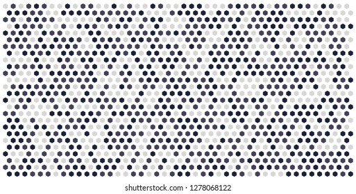 Hexagon grid background texture pattern colorful . Honeycomb vector background. Isometric geometry. Aspect Ratio 2:1
