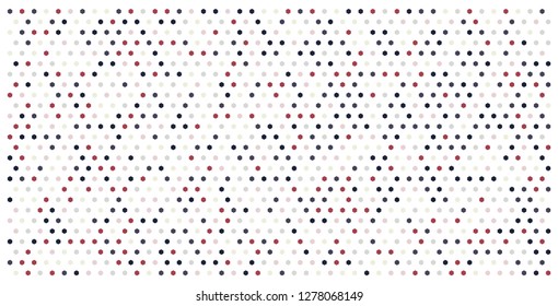 Hexagon grid background texture pattern colorful . Honeycomb vector background. Isometric geometry. Aspect Ratio 2:1