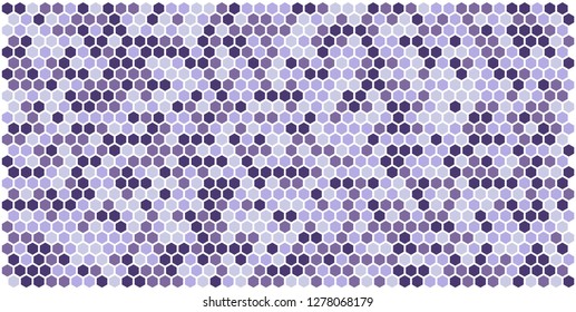 Hexagon grid background texture pattern colorful . Honeycomb vector background. Isometric geometry. Aspect Ratio 2:1