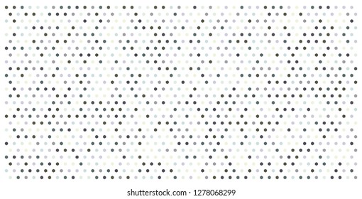 Hexagon grid background texture pattern colorful . Honeycomb vector background. Isometric geometry. Aspect Ratio 2:1