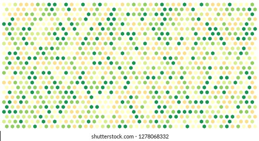 Hexagon grid background texture pattern colorful . Honeycomb vector background. Isometric geometry. Aspect Ratio 2:1