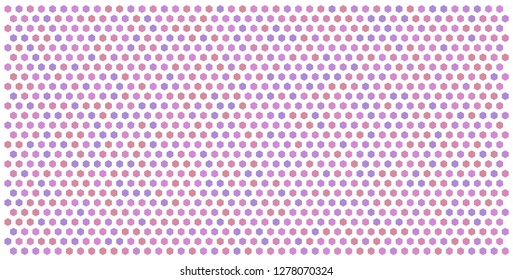 Hexagon grid background texture pattern colorful . Honeycomb vector background. Isometric geometry. Aspect Ratio 2:1