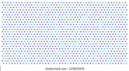Hexagon grid background texture pattern colorful . Honeycomb vector background. Isometric geometry. Aspect Ratio 2:1