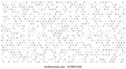 Hexagon grid background texture pattern colorful . Honeycomb vector background. Isometric geometry. Aspect Ratio 2:1