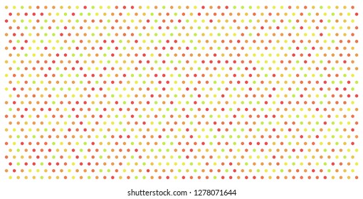 Hexagon grid background texture pattern colorful . Honeycomb vector background. Isometric geometry. Aspect Ratio 2:1