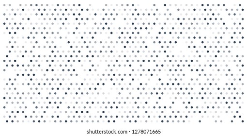 Hexagon grid background texture pattern colorful . Honeycomb vector background. Isometric geometry. Aspect Ratio 2:1