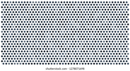 Hexagon grid background texture pattern colorful . Honeycomb vector background. Isometric geometry. Aspect Ratio 2:1